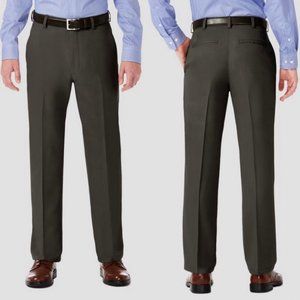 Haggar Gray Performance Classic Fit Dress Pants